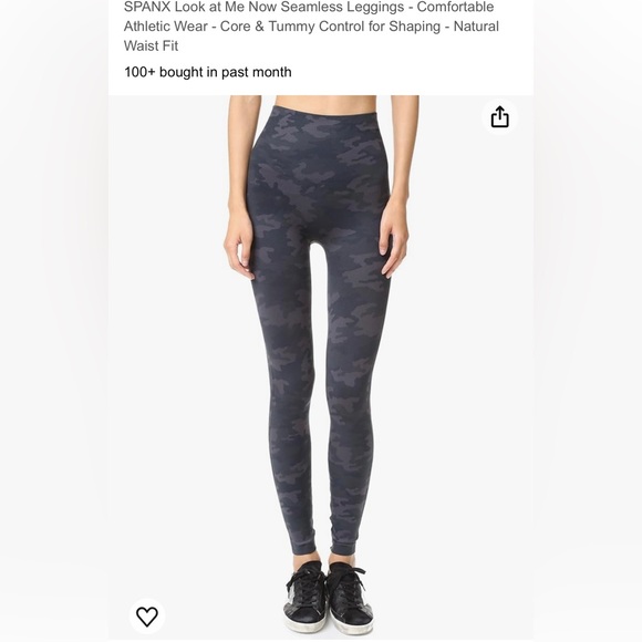 SPANX Look At Me Now Seamless Leggings - Picture 1 of 6